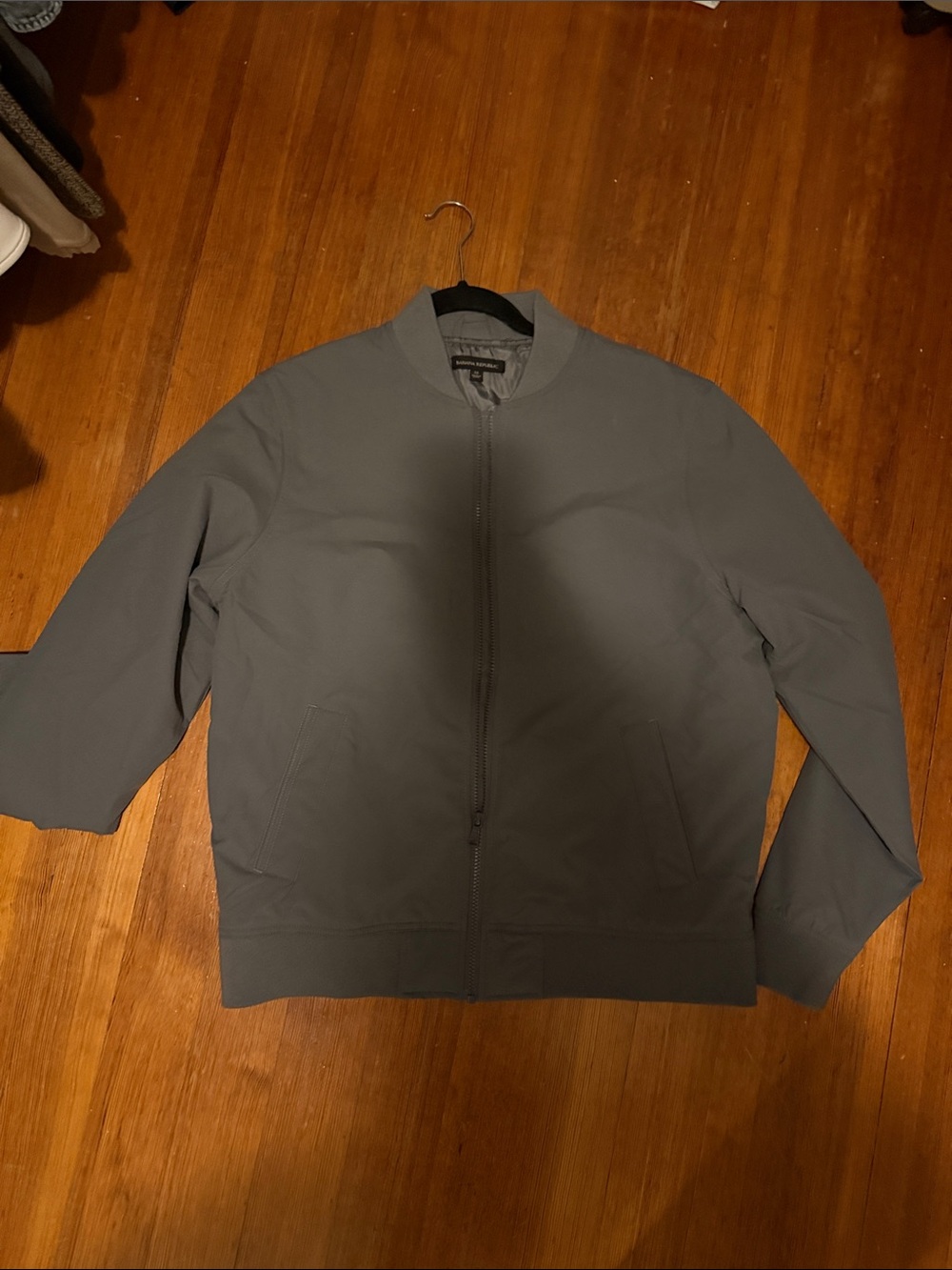 Banana Republic Men's Gray Bomber Jacket